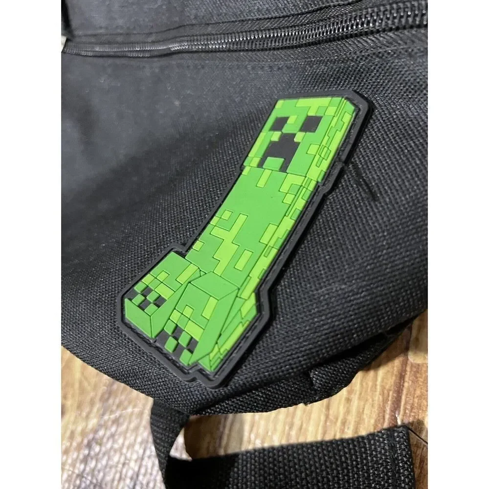 Minecraft Creeper Mini Kids Backpack Zip Up
